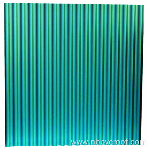 color pvc corrugated sheet blue roof tile price